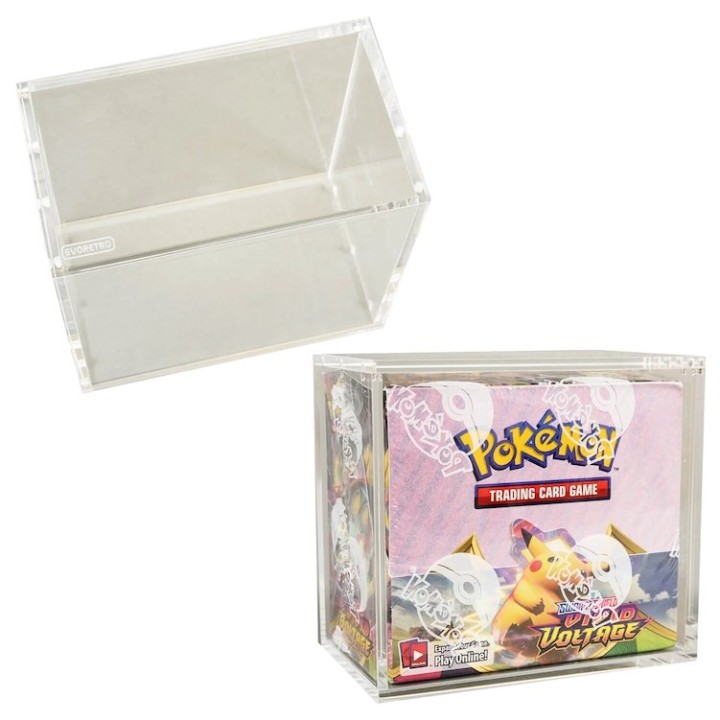 EVORETRO - Acrylic Magnetic Protector Display 36 Boosters Pokemon 1pz
