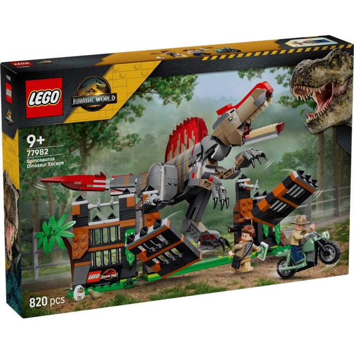 LEGO 77982 JURASSIC WORLD - Fuga dal dinosauro Spinosauro