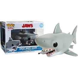 FUNKO POP Movies: Jaws - 759 Great White Shark With Diving Tank REPRI.