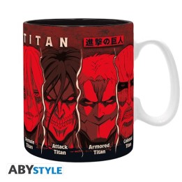 ABYSTYLE ATTACK ON TITAN - Tazza 460 ml: "All Titans"