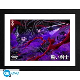 ABYSTYLE BERSERK - Poster incorniciato: "Guts" (30x40)