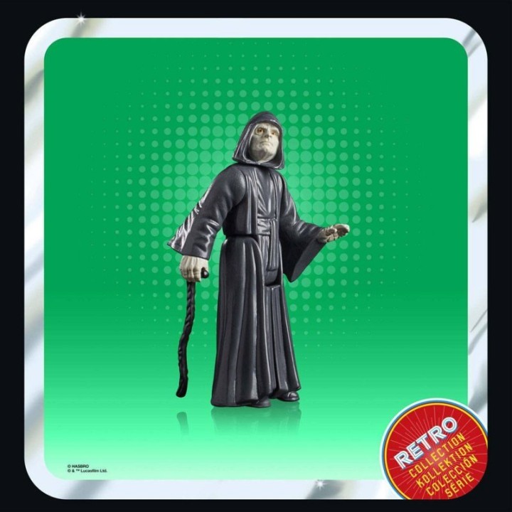 HASBRO STAR WARS: THE RETURN OF THE JEDI - RETRO COLLECTION - THE EMPEROR FIGURE 15 CM (DAMAGED BOX)
