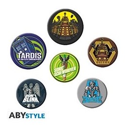 ABYSTYLE DOCTOR WHO - Set 6 Spille: "Alien Adventures"