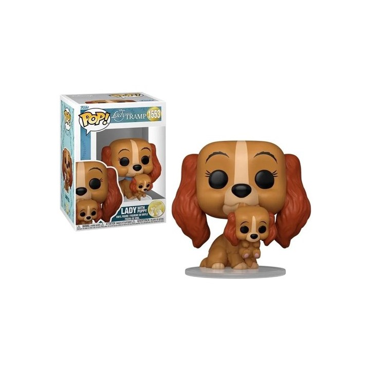 FUNKO POP Disney: Lady and the Tramp- Lady w/puppy 9 cm