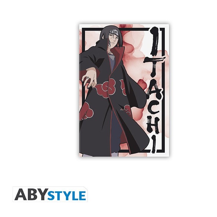 ABYSTYLE NARUTO SHIPPUDEN - Standard Magnet - Itachi Uchiwa x4