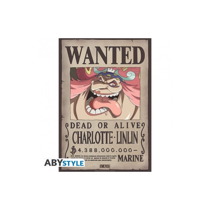 ABYSTYLE ONE PIECE - POSTER "Wanted Charlotte LinLin" (52x35)
