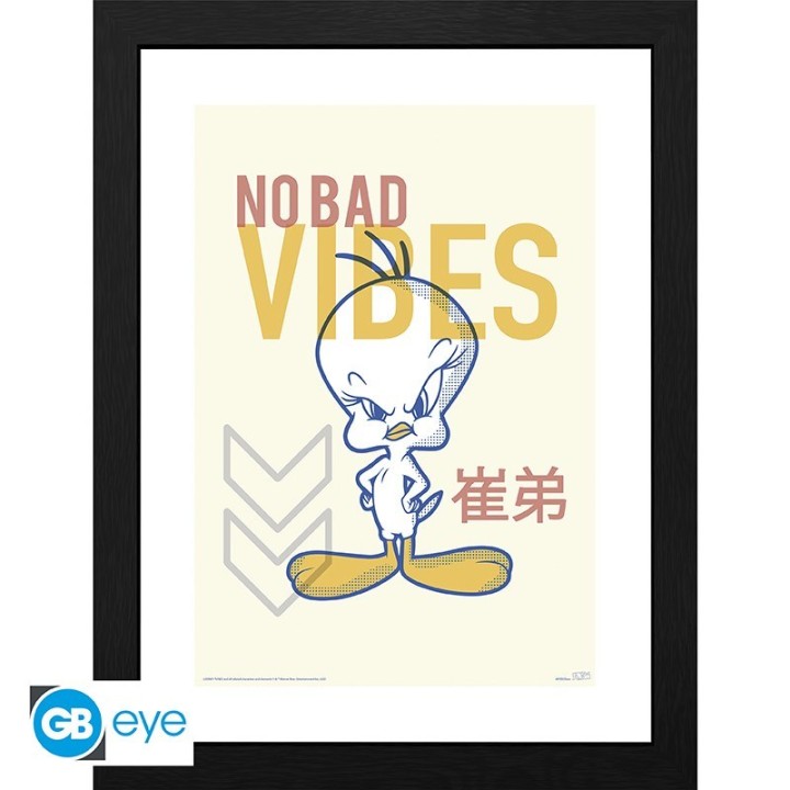 ABYSTYLE LOONEY TUNES - Poster Incorniciato: "Tweety Vibes"