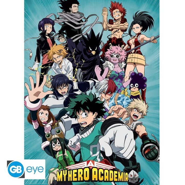 ABYSTYLE MY HERO ACADEMIA - Poster 52x38 : "Heroes"