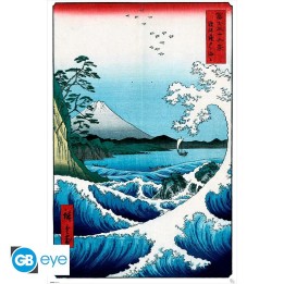 ABYSTYLE HIROSHIGE - Poster grande: "The Sea At Satta"