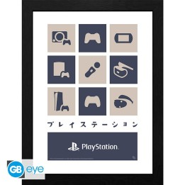 ABYSTYLE PLAYSTATION - Poster incorniciato: "Hardware" (30x40)