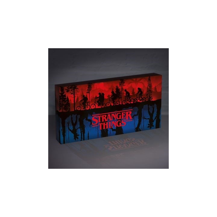 PYRAMID - STRANGER THINGS (2 WORLDS) LETTERBOX LIGHT UP CANVAS