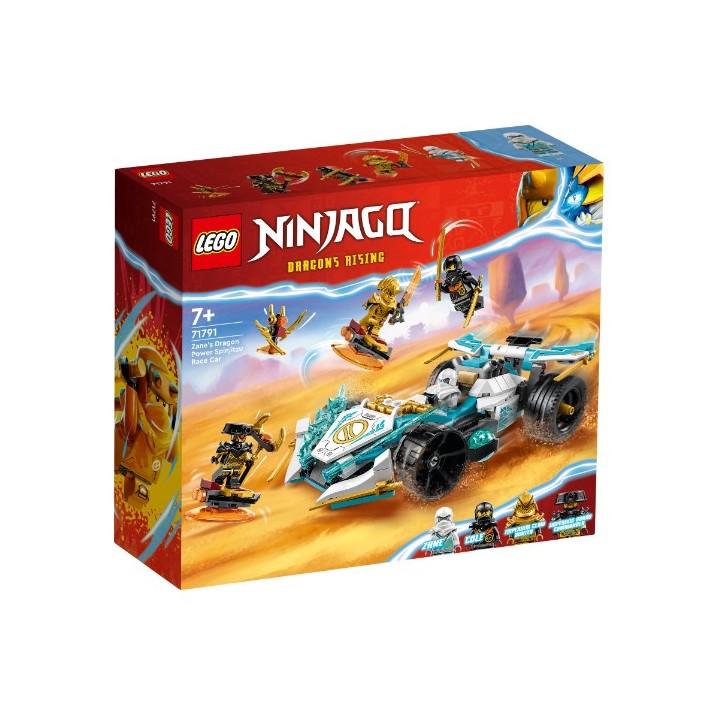 LEGO 71791 NINJAGO Auto da corsa Spinjitzu Dragon Power di Zane