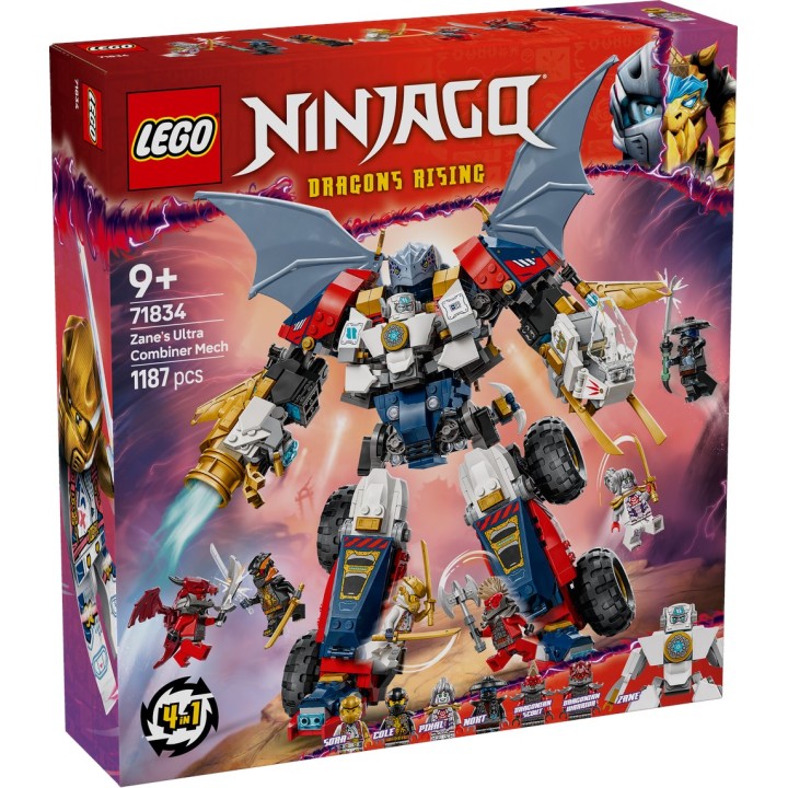 LEGO 71834 Mech Ultra Combinatore di Zane