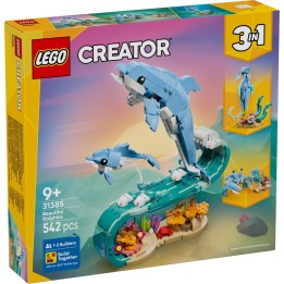 LEGO 31385 CREATOR - Animali marini: meravigliosi delfini