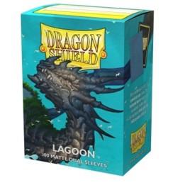 DRAGON SHIELD Dual Matte Sleeves - Lagoon 'Saras' (100 Sleeves)