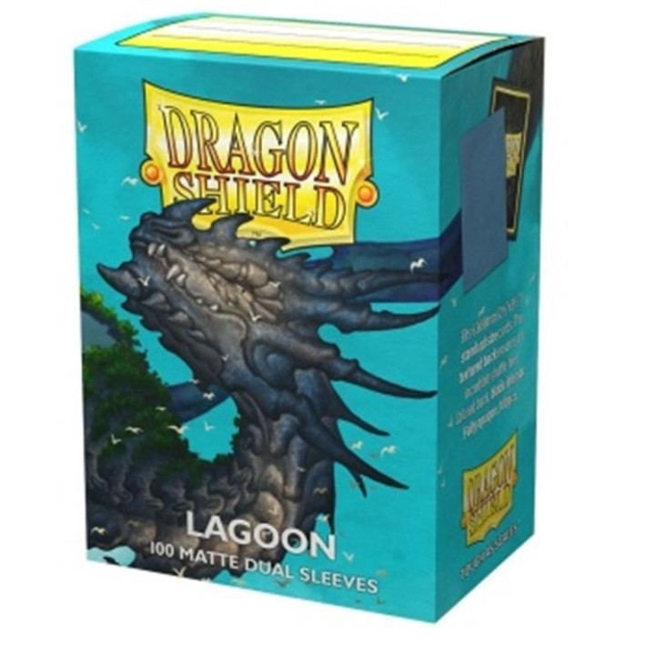 DRAGON SHIELD Dual Matte Sleeves - Lagoon 'Saras' (100 Sleeves)