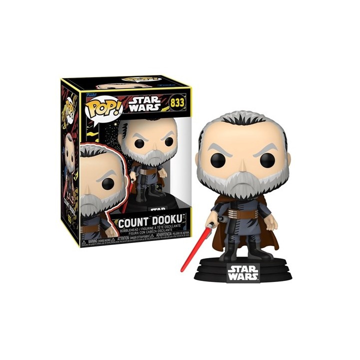 FUNKO POP Star Wars - 833 Count Dooku (Retro) 9cm
