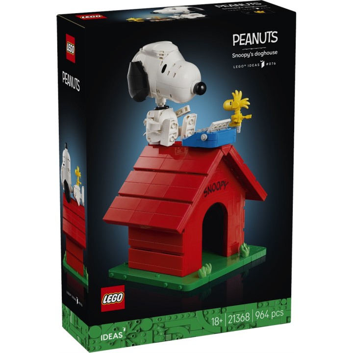 LEGO 21368 IDEAS - Peanuts: la cuccia di Snoopy