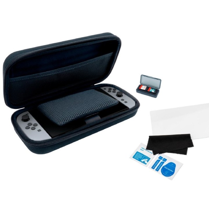 NACON Kit custodia, vetro, case giochi Switch 2, Blu