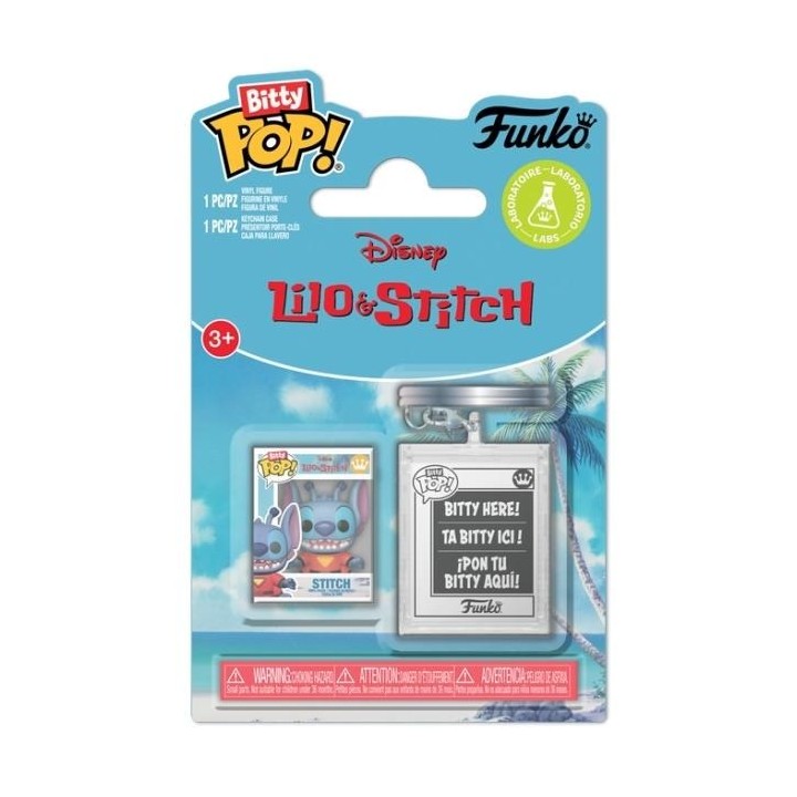 FUNKO Bitty POP Disney: Lilo & Stitch - Stitch With Keychain