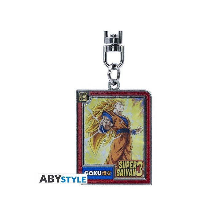 ABYSTYLE DRAGON BALL - Keychain Lenticular - DBZ/Goku Super Saiyan