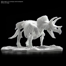 BANDAI DINOSAUR LIMEX SKELETON TRICERATOPS 16cm