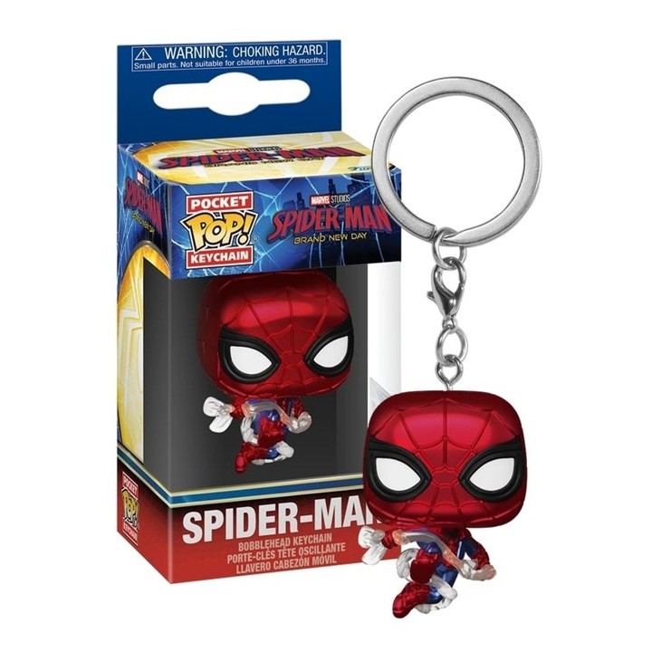 FUNKO POP Keychain Marvel: Spiderman Brand New Day - Spider-Man (MT)