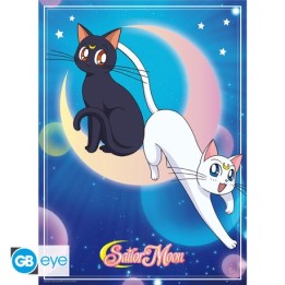 ABYSTYLE SAILOR MOON - Poster Chibi: "Luna & Artemis" (52x38)