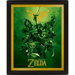 PYRAMID NINTENDO: THE LEGEND OF ZELDA - POSTER 3D LENTICULAR: "LINK"