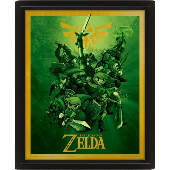 PYRAMID NINTENDO: THE LEGEND OF ZELDA - POSTER 3D LENTICULAR: "LINK"