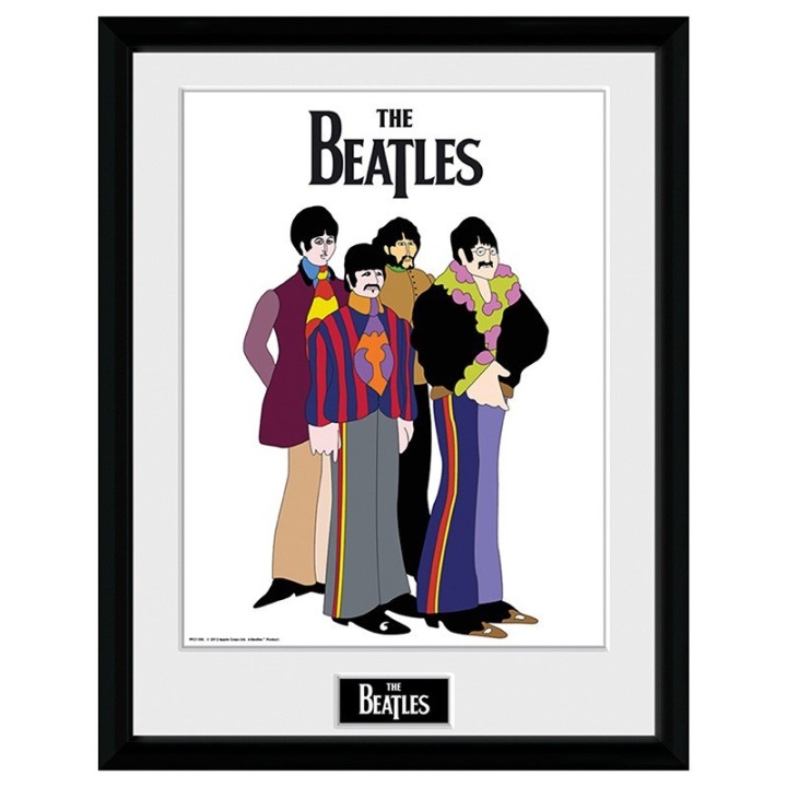 ABYSTYLE THE BEATLES - Poster incorniciato "Yellow Submarine Group" (30x40)