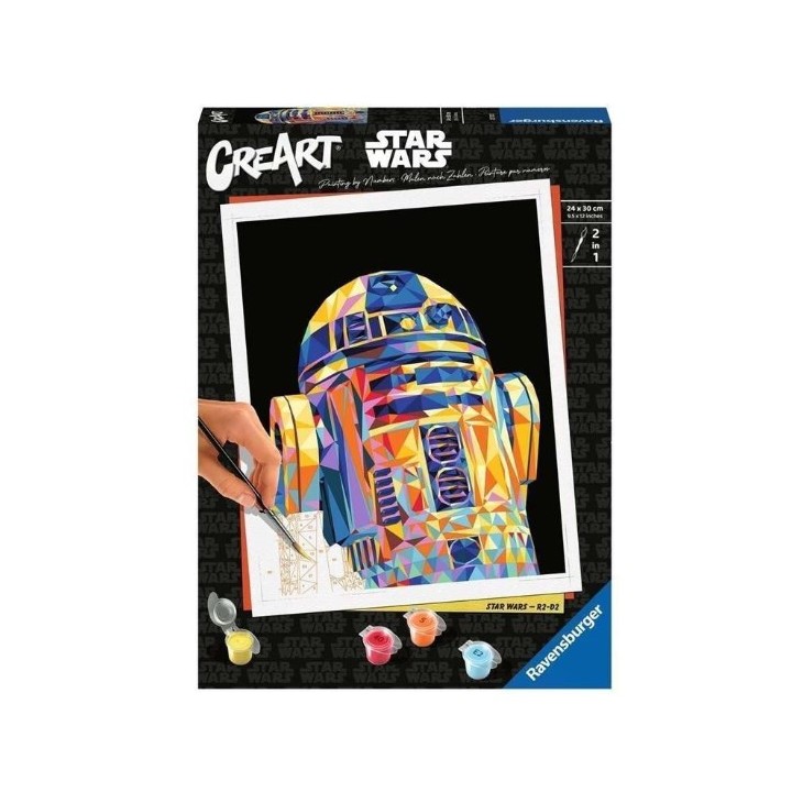 RAVENSBURGER CreArt Serie Trend C licensed - Polygon Starwars R2 - 2D