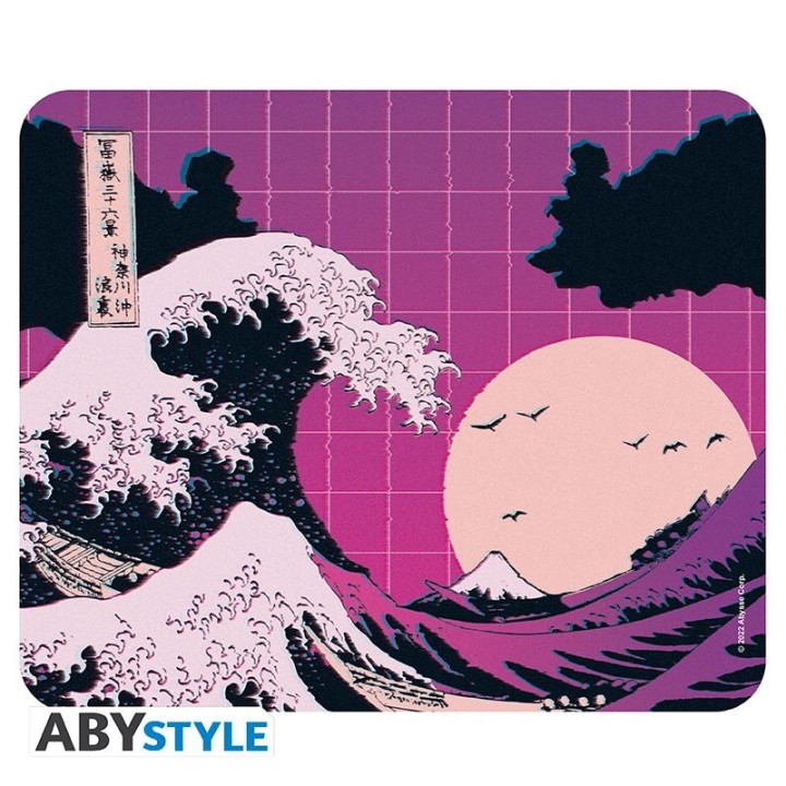 ABYSTYLE HOKUSAI - Mousepad: "Great Wave Vapour"