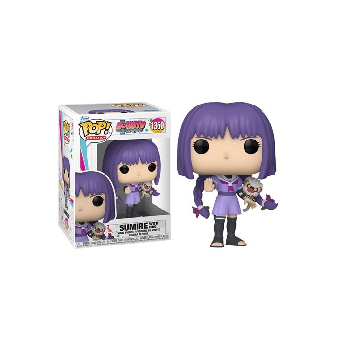 FUNKO POP Boruto: Naruto Next Generations - 1360 Sumire w/Nue 9 cm (DAMAGED BOX)
