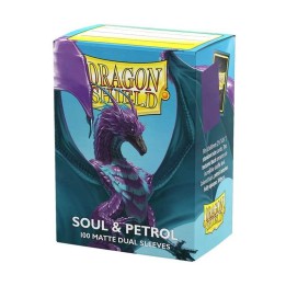 DRAGON SHIELD Dual Matte Sleeves - Soul & Petrol (100 Sleeves)
