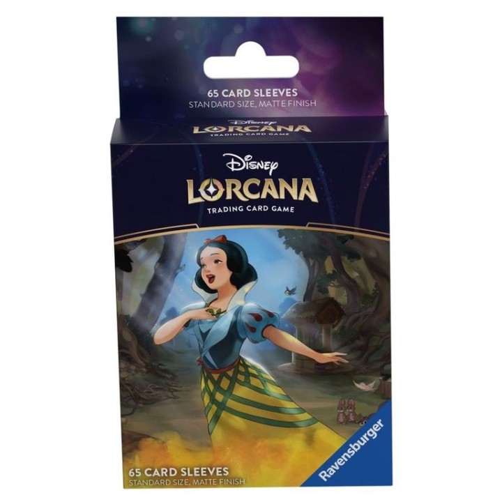 RAVENSBURGER Disney: Lorcana - Set 4 Il Ritorno di Ursula - 65 Buste Protettive Ursula's Return: Biancaneve
