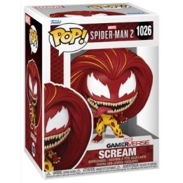 FUNKO POP Games: Spider-man 2 Video Game- SCREAM 9 cm (DAMAGED BOX)