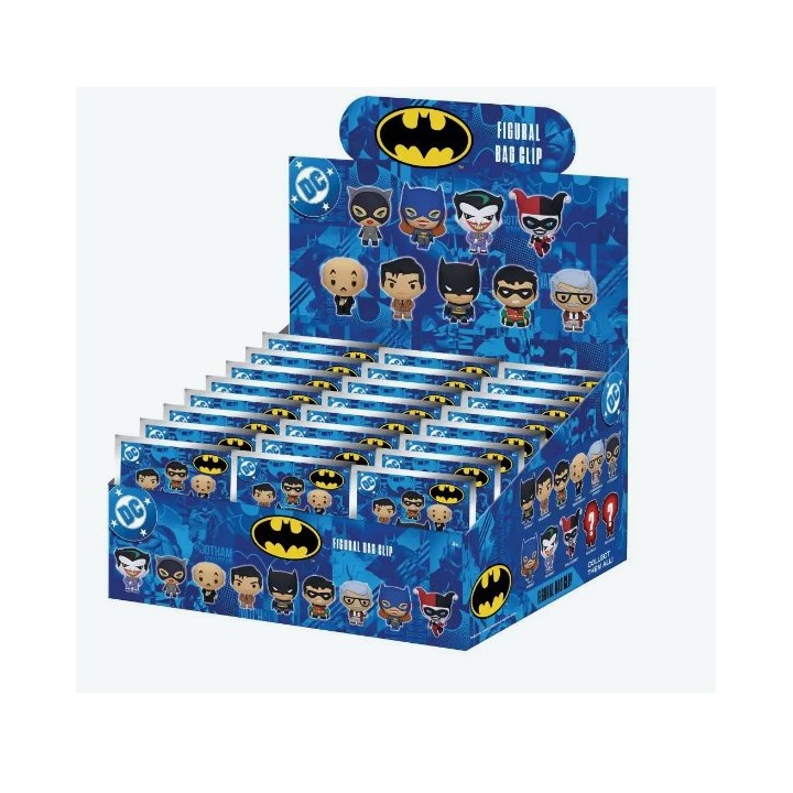 MONOGRAM 112085 - Batman animated bag clip blind box display (24)