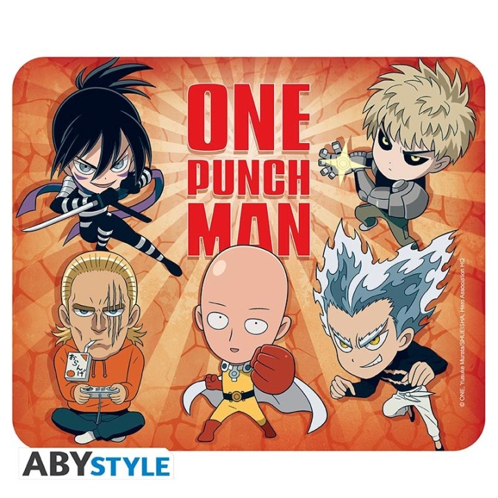 ABYSTYLE ONE PUNCH MAN - Mousepad: "Saitama & Co"