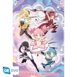 ABYSTYLE PUELLA MAGI MADOKA MAGICA - Poster grande: "Group" (91.5x61)