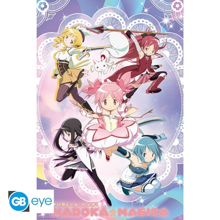 ABYSTYLE PUELLA MAGI MADOKA MAGICA - Poster grande: "Group" (91.5x61)