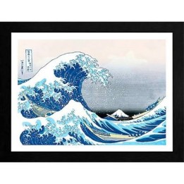 ABYSTYLE HOKUSAI - Poster incorniciato: "Great Wave" (30x40) x2