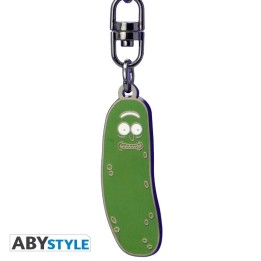 ABYSTYLE RICK AND MORTY - Portachiavi in metallo : "Cetriolo Rick"