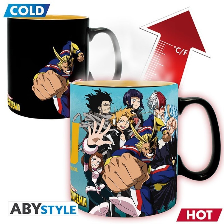 ABYSTYLE MY HERO ACADEMIA - Tazza termosensibile 460 ml: "Group"