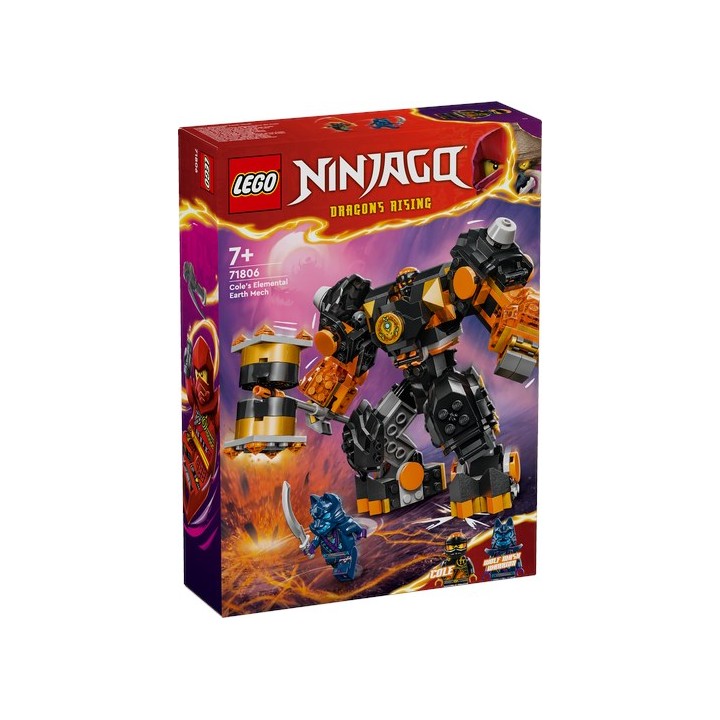 LEGO 71806 Mech elemento Terra di Cole
