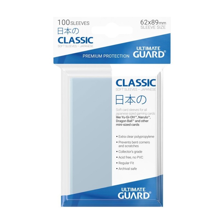 ULTIMATE GUARD Classic Sleeves Japanese Size (100)