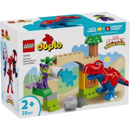 LEGO 10463 DUPLO Marvel - Dinosauro Spidey-Rex vs. Goblin