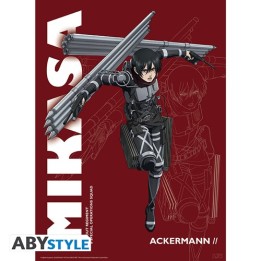 ABYSTYLE ATTACK ON TITAN - Poster piccolo: "Season 4 Mikasa" (52x38)