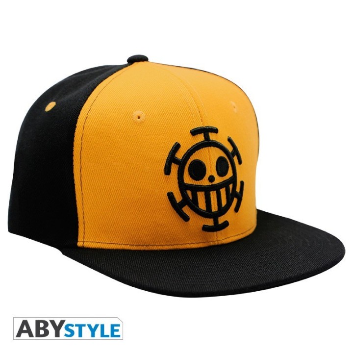 ABYSTYLE ONE PIECE - Snapback Cappellino: "Trafalgar" Black & Yellow