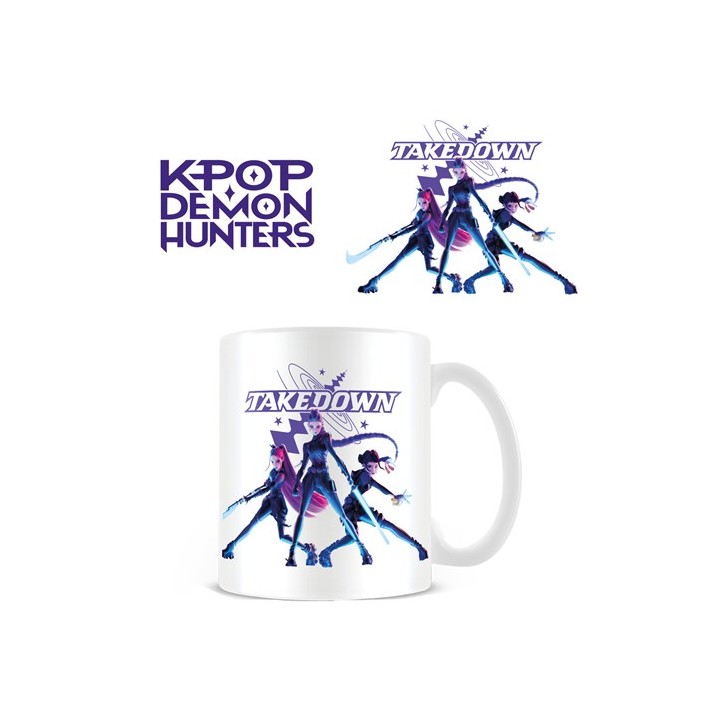 PYRAMID KPOP DEMON HUNTERS (TAKEDOWN) WHITE MUG